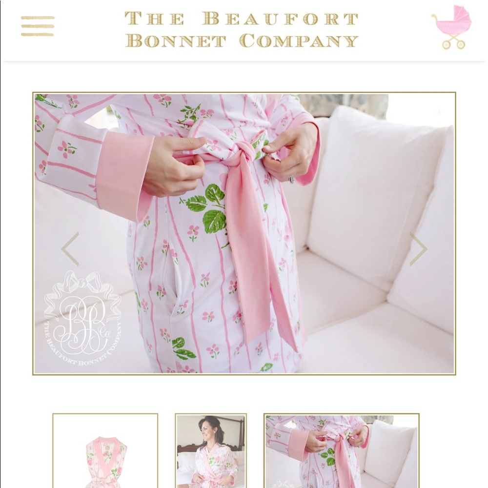 NWOT  Beaufort Bonnet Company Robe large SOLDOUT